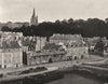 MORBIHAN. Vue générale d'hennebont. SMALL. 1903 old antique print picture