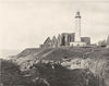 FINISTÈRE. La pointe Saint-Mathieu 1903 old antique vintage print picture