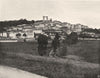 HAUTE-LOIRE. Vue générale d'Allègre 1903 old antique vintage print picture