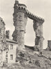 HAUTE-LOIRE. Château d'Allègre 1903 old antique vintage print picture