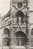 RHÔNE. Église de Villefranche 1903 old antique vintage print picture