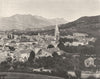 HAUTES-ALPES. Gap- Vue générale 1904 old antique vintage print picture