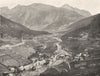 HAUTES-ALPES. Vallée de la Durance en amount de Briançon 1904 old print