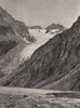 HAUTES-ALPES. Le glacier Blanc 1904 old antique vintage print picture