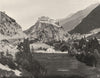 HAUTES-ALPES. Château- Queyras 1904 old antique vintage print picture