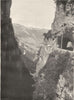 DRÔME. Route des Grands Goulets- Vallée de la Vernaison 1904 old antique print