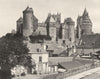 ILLE-ET-VILAINE. Château de Vitré 1902 old antique vintage print picture