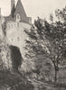MAYENNE. Le château, à Sainte-Suzanne 1902 old antique vintage print picture
