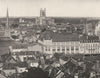AUBE. Troyes- Vue générale 1906 old antique vintage print picture