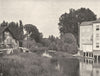 AUBE. Arcis-sur-Aube- la rivière 1906 old antique vintage print picture