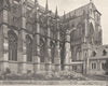 MARNE. Châlons-sur-Marne- Cathédrale 1906 old antique vintage print picture