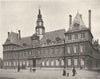 MARNE. Reims- Hôtel de ville 1906 old antique vintage print picture