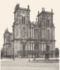 MARNE. Vitry-le-François- Église 1906 old antique vintage print picture