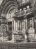 GARD. Détail du portail de l'église de Saint-Gilles 1902 old antique print