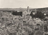 GARD. Vue générale d'Uzès 1902 old antique vintage print picture