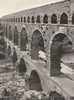 GARD. Pont Du Gard 1902 old antique vintage print picture