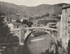 GARD. Vieux pont, au Vigan 1902 old antique vintage print picture