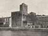 HÉRAULT. Cathédrale d'Agde 1902 old antique vintage print picture