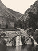 HÉRAULT. Cascade de Colombières-sur-Orb 1902 old antique vintage print picture