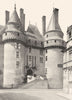 INDRE-ET-LOIRE. Entrée du Château de Langeais 1903 old antique print picture