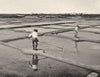 LOIRE-ATLANTIQUE. Marais salants, au Pouliguen 1903 old print picture