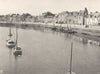 LOIRE-ATLANTIQUE. Le Port, au Pouliguen. SMALL. 1903 old print picture