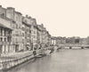 PYRÉNÉES-ATLANTIQUES. Bayonne- Quais de la Nive 1903 old print picture