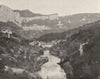 DOUBS. Mouthier, vue prise de la route de Lods 1905 old antique print picture