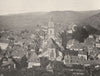 DOUBS. Baume-les-Dames- Vue générale 1905 old antique vintage print picture