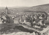 DOUBS. Pontarlier 1905 old antique vintage print picture