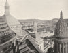DORDOGNE. Périgueux- Les dômes de la cathédrale 1904 old antique print picture