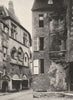 DORDOGNE. Sarlat- Vieilles maisons 1904 old antique vintage print picture