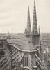 GIRONDE. Bordeaux- Cathédrale 1904 old antique vintage print picture