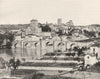 LOT. Cahors- Vue générale 1904 old antique vintage print picture