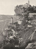 LOT. Rocamadour- Vue générale 1904 old antique vintage print picture