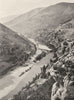 LOZÈRE. Le Tarn au- dessus de Sainte-Énimie 1903 old antique print picture