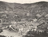 LOZÈRE. Sainte-Énimie 1903 old antique vintage print picture