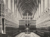 TARN. Albi- Cathédrale. choeur 1903 old antique vintage print picture