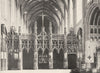 TARN. Albi- Cathédrale. jubé 1903 old antique vintage print picture