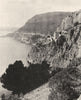ALPES-MARITIMES. La Corniche, vue prise près de la Turbie 1903 old print