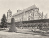 CHER. Bourges- Abside de la cathédrale 1905 old antique vintage print picture