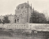 INDRE. Châteauroux- Château Raoul, côté de la Rivière 1905 old antique print