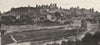 AUDE. Carcassonne- La Cité, vue prise du pont Vieux. SMALL. 1903 old print