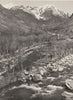PYRÉNÉES-ORIENTALES. Route de col de Puymorens- Carol 1903 old antique print