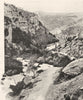 VAUCLUSE. La vallée de la Sorgue, à Vaucluse 1902 old antique print picture
