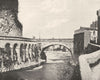 VAUCLUSE. Le pont romain, à Vaison 1902 old antique vintage print picture