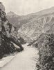 ALPES-DE-HAUTE-PROVENCE. Le gorges du Verdon, sous Rougon 1902 old print