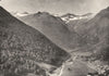 HAUTE-GARONNE. Luchon- Vallée du Lys 1903 old antique vintage print picture