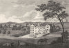 LANCASHIRE. Oldham Royton Hall. Aikin / Stockdale 1794 antique print