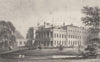 LANCASHIRE. Lancs. South East Front of Knowsley Hall. Allen. (Pyne) 1831 print